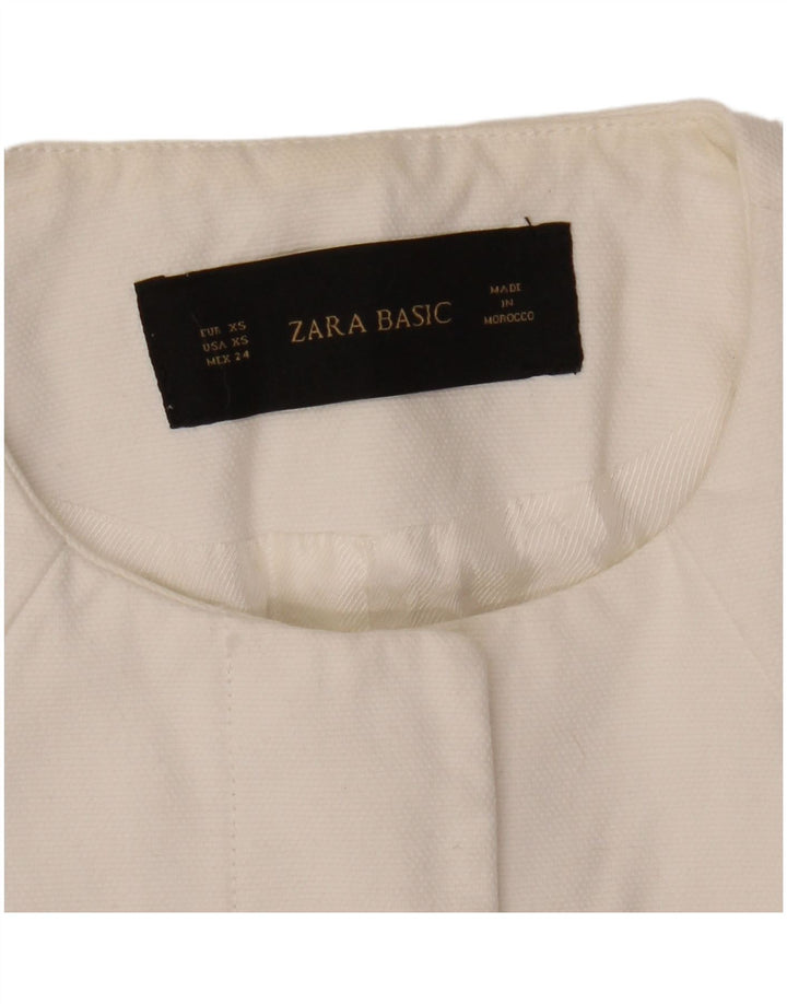 Женский пиджак ZARA UK 6 XS Белый