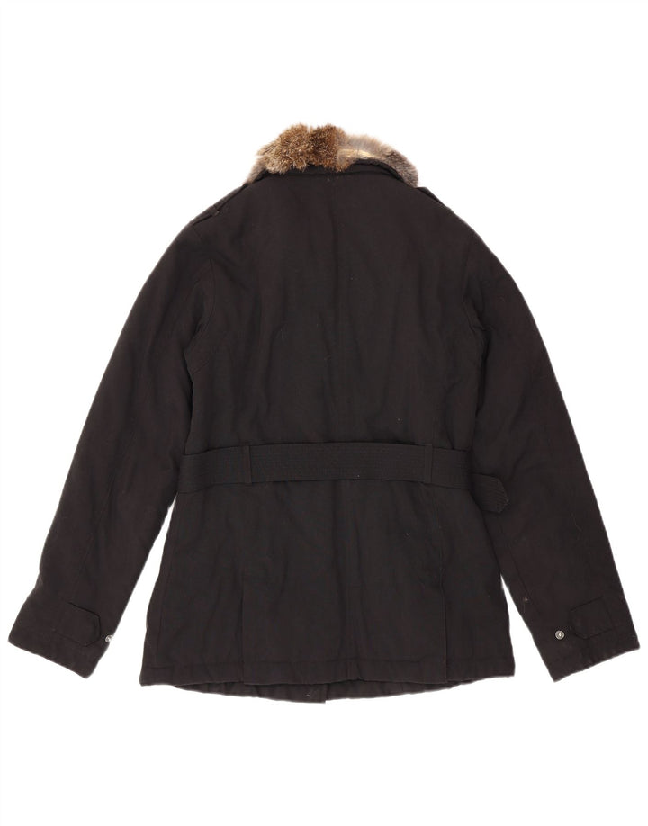 Женская стеганая куртка WOOLRICH UK 10, маленькая, темно-синяя