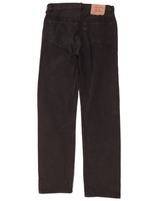 Мужские прямые джинсы LEVI'S 501 W34 L36, черный хлопок