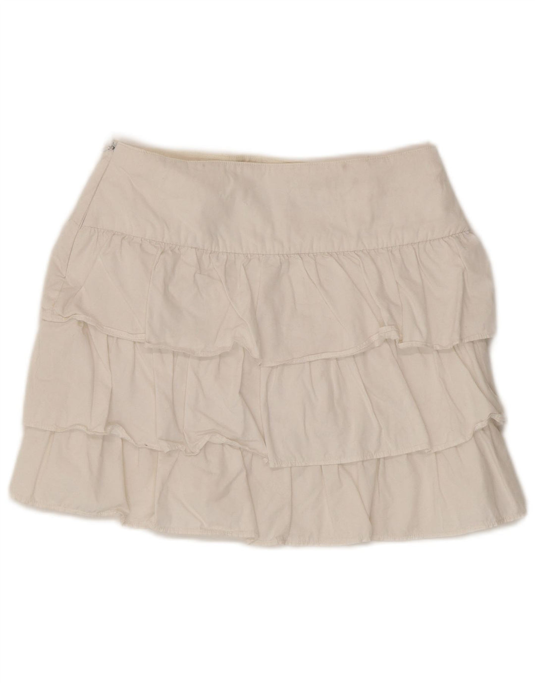 Женская многоярусная юбка Zara XS W24 белая