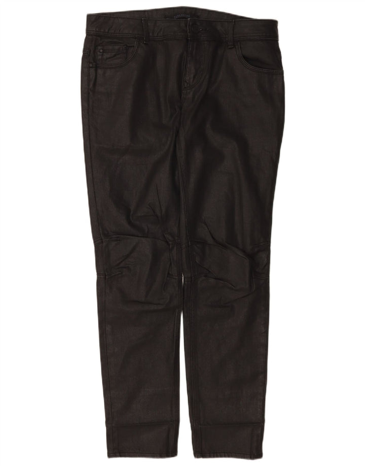 Женские узкие джинсы Zara EU 42, большие W32 L30, черные