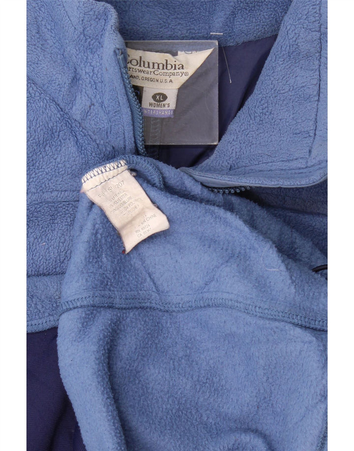 Женская объемная флисовая куртка Columbia UK 18 XL, синяя, полиэстер