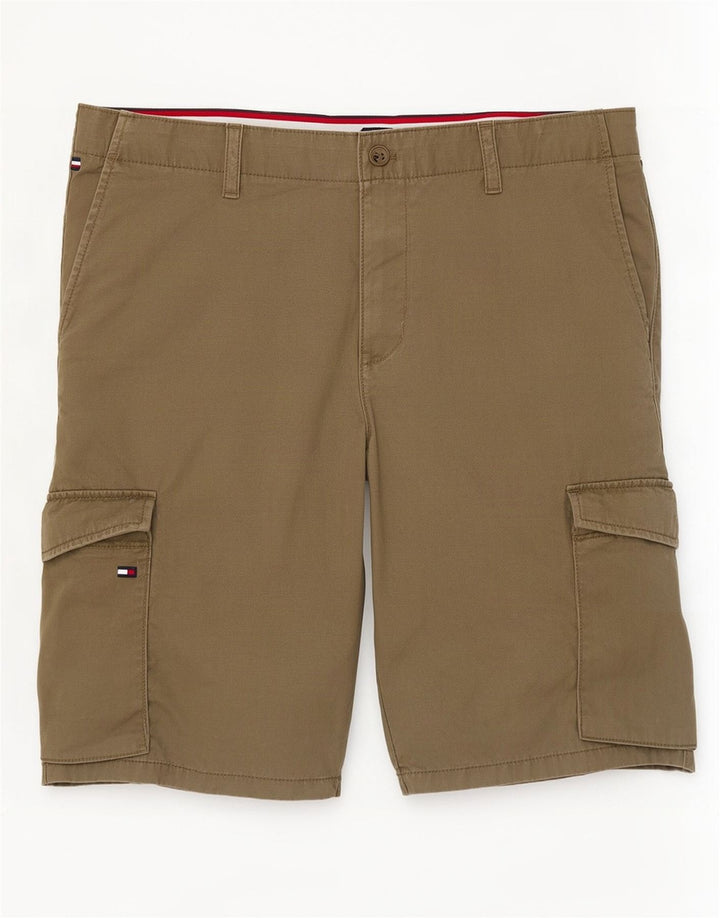 Мужские шорты карго Tommy Hilfiger W36, большие, цвета хаки, хлопок