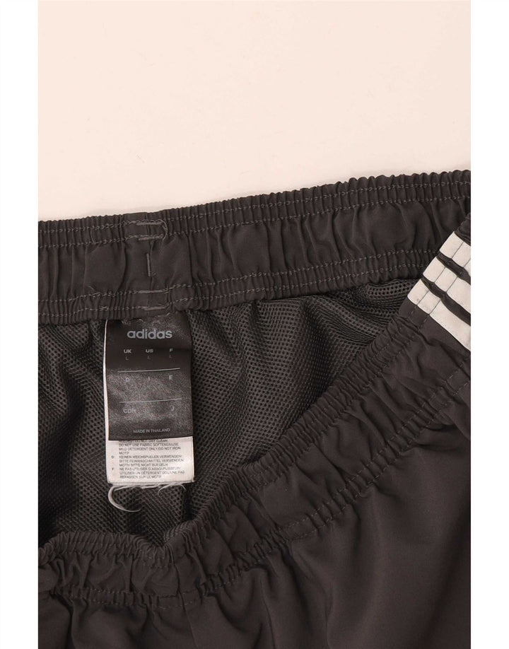 Мужские спортивные шорты Adidas, большие серые, полиэстер