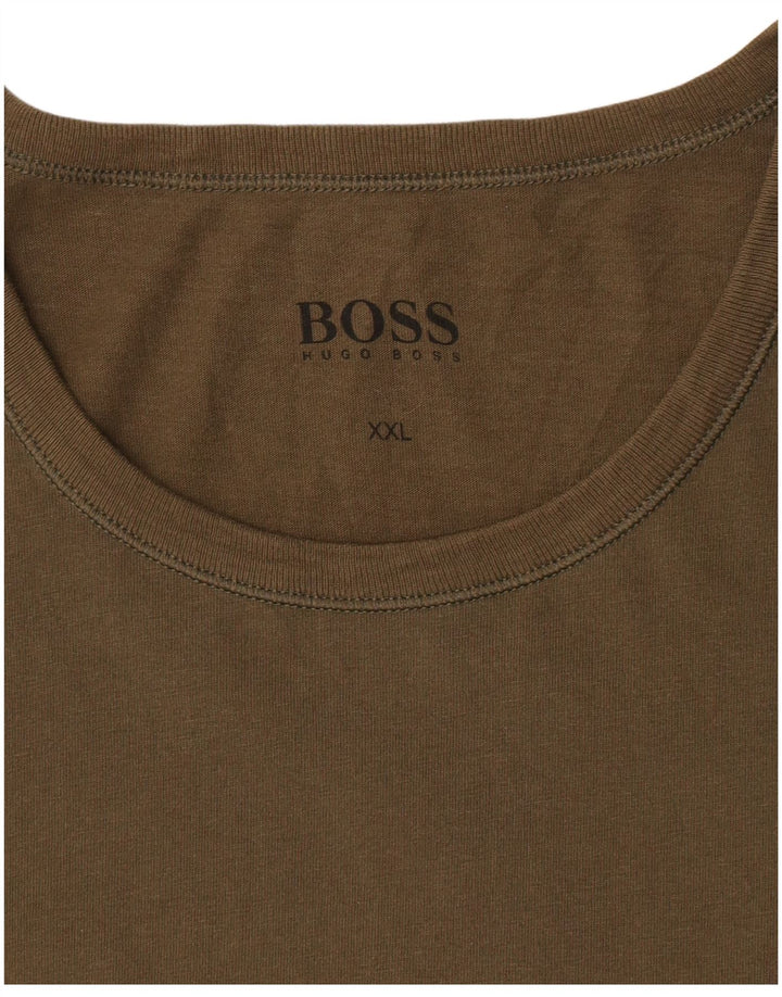 Мужская футболка Hugo Boss Top 2XL Хаки
