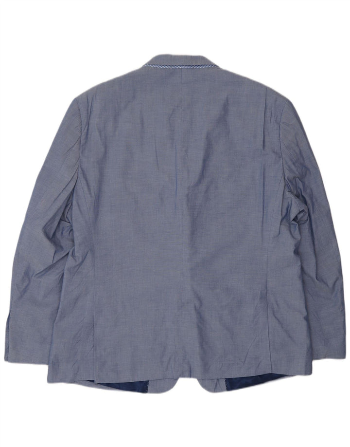 Мужской пиджак на двух пуговицах Tommy Hilfiger UK 46 3XL, синий хлопок