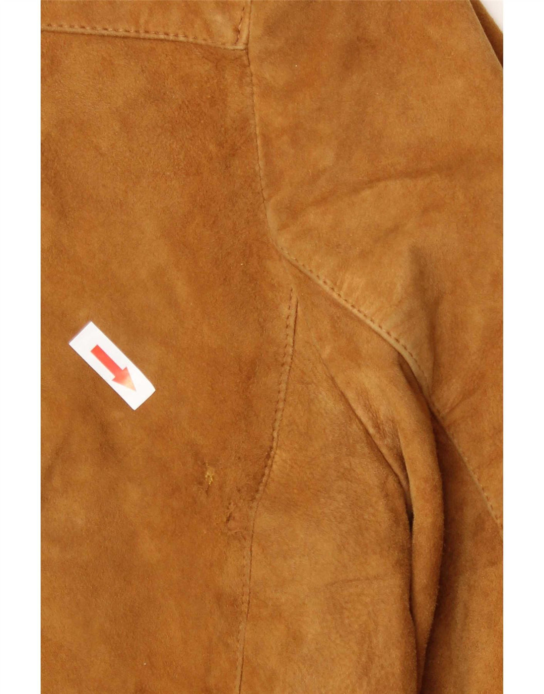 Винтажный мужской замшевый бомбер IT 50 Medium Beige Leather