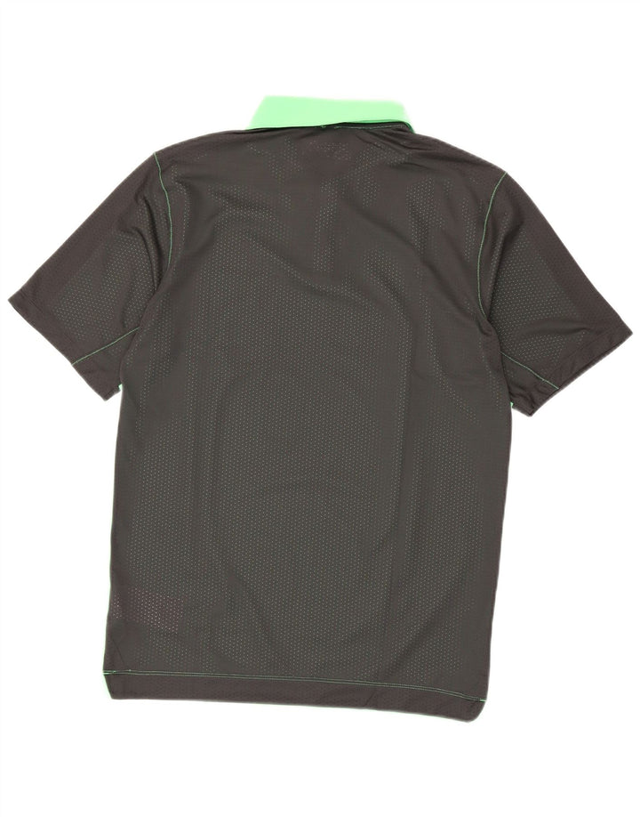 Мужская рубашка-поло Nike Dri Fit, маленький зеленый цвет, полиэстер