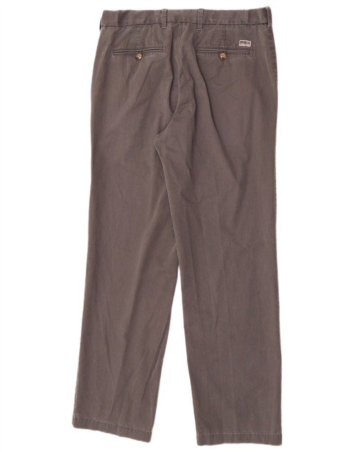 Мужские прямые брюки чинос Marks & Spencer Blue Harbour W34 L33 серые