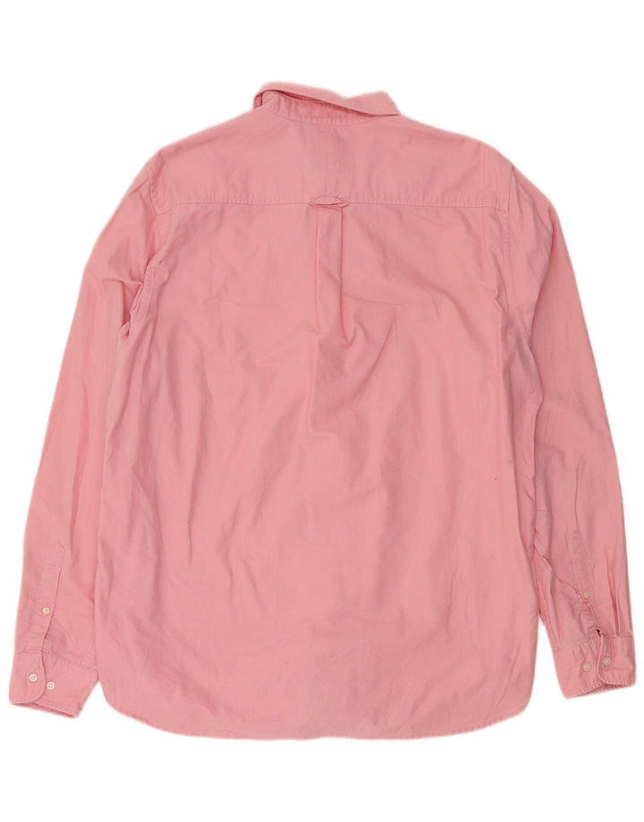 Мужская рубашка Superdry XL, розовая, хлопок