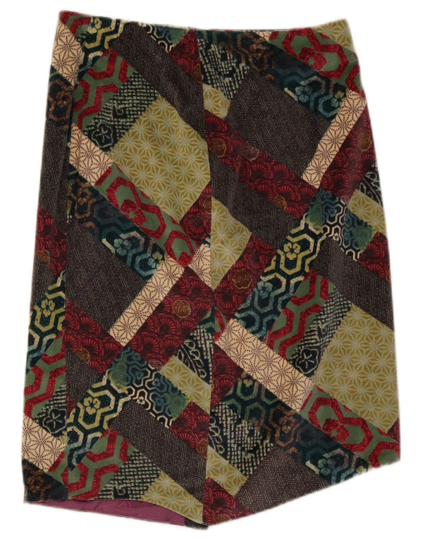 Асимметричная женская юбка Jungle Kenzo IT 40 Small W28 Разноцветная богема