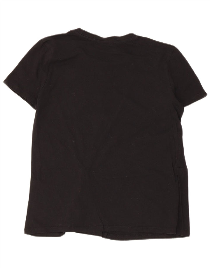Женская блузка Zara Top UK 10, маленький черный хлопок
