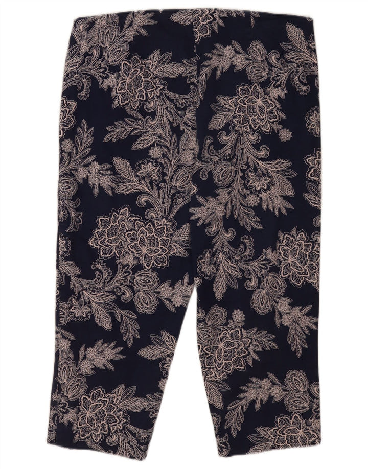 Женские капри с абстрактным узором Marks & Spencer, Великобритания 16, большие W34 L19