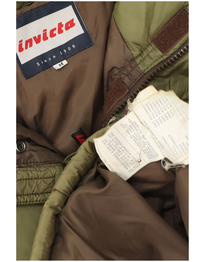 Мужская утепленная куртка свободного кроя INVICTA UK 38, средний хаки, полиамид
