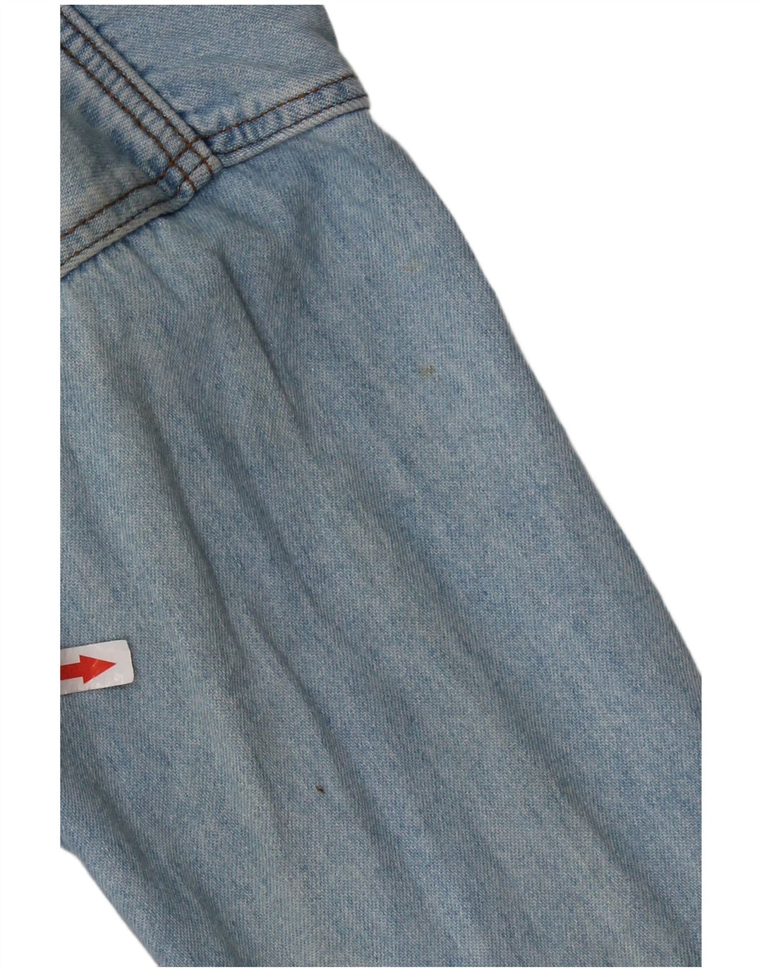 HOLIDAY Мужская джинсовая рубашка из хлопка среднего синего цвета