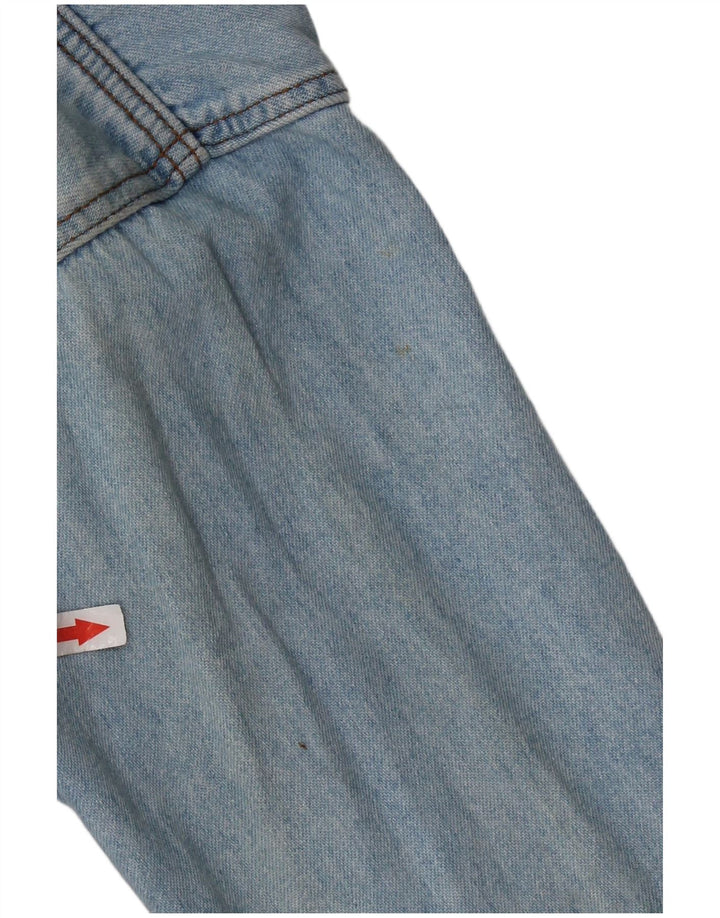 HOLIDAY Мужская джинсовая рубашка из хлопка среднего синего цвета