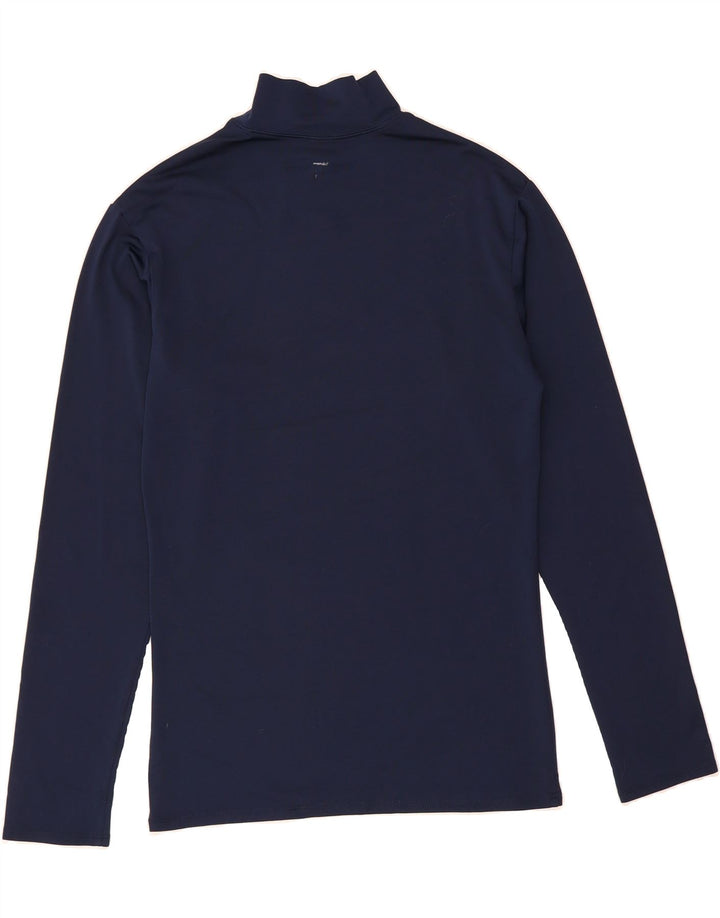 RUSSELL ATHLETIC Mens Top Long Sleeve Large Navy Blue Polyester Vintage Russell Athletic and Second-Hand Russell Athletic from Messina Hembry 
