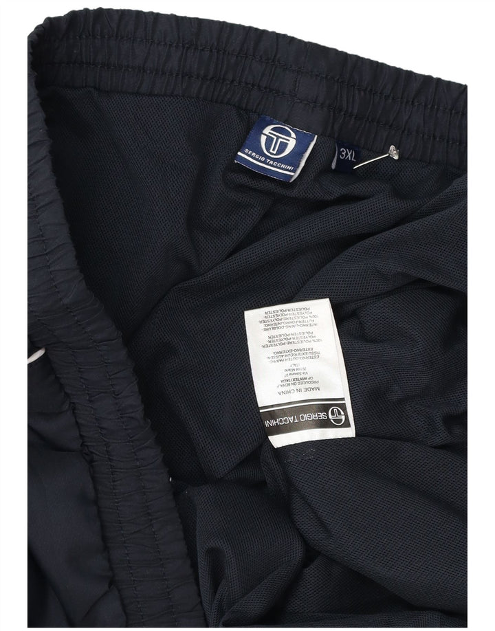 Мужские спортивные брюки Sergio Tacchini, джоггеры 3XL, темно-синий, полиэстер