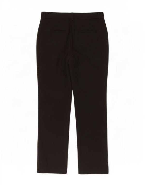 Женские прямые костюмные брюки Zara Medium W28 L30, черные, полиэстер