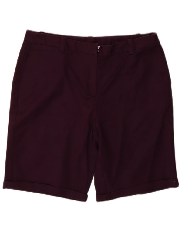 Crew Clothing Женские шорты чинос UK 12 Medium W30 Бордовый хлопок