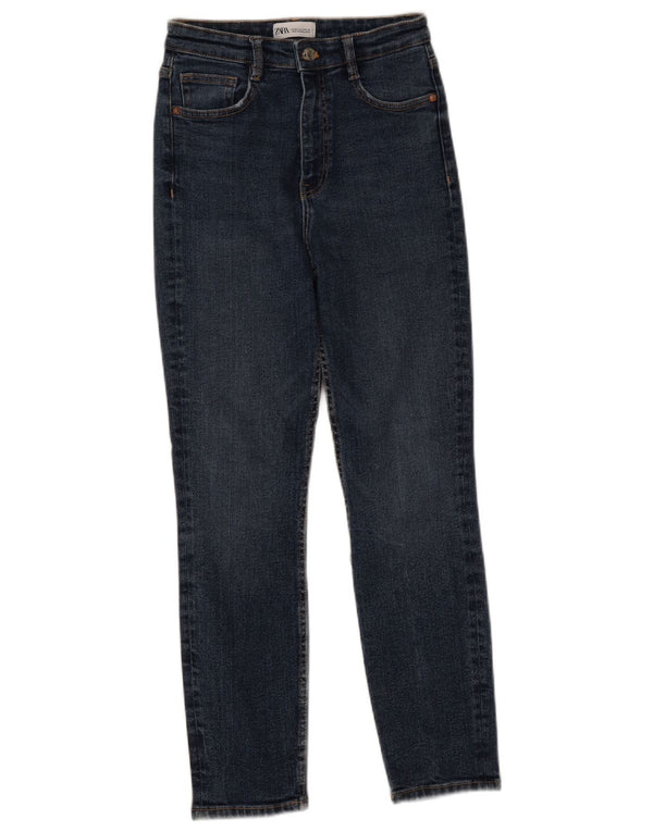 Женские узкие джинсы Zara EU 36 XS W26 L26 синие