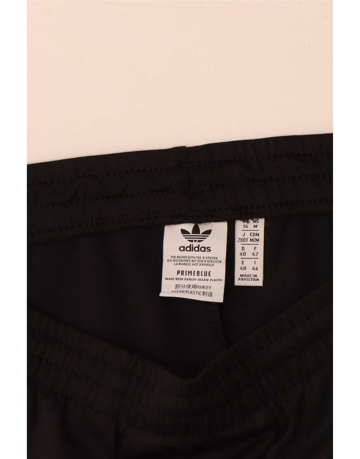 Женские спортивные брюки Adidas UK 14, средний черный полиэстер