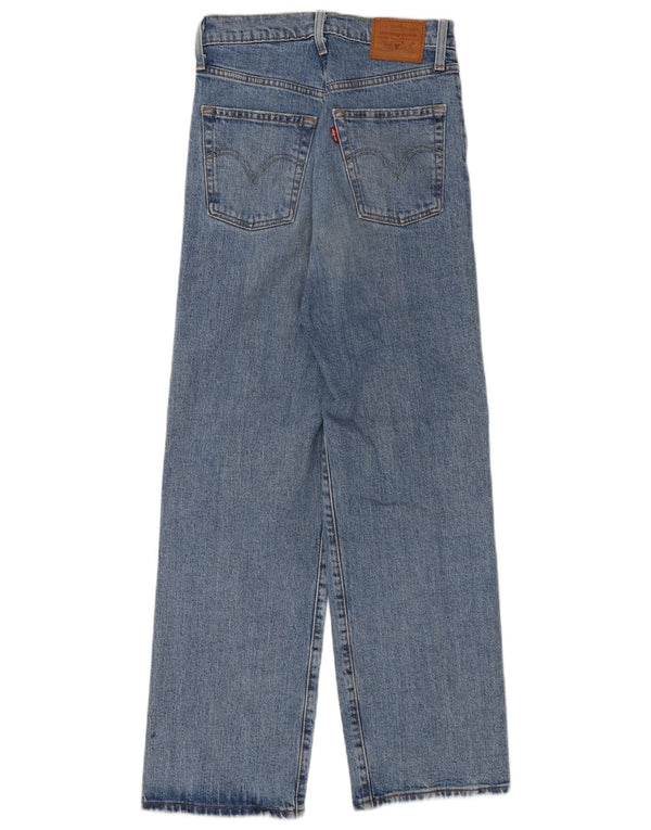 Женские прямые джинсы Levi's Ribcage с завышенной талией W26 L27 синие