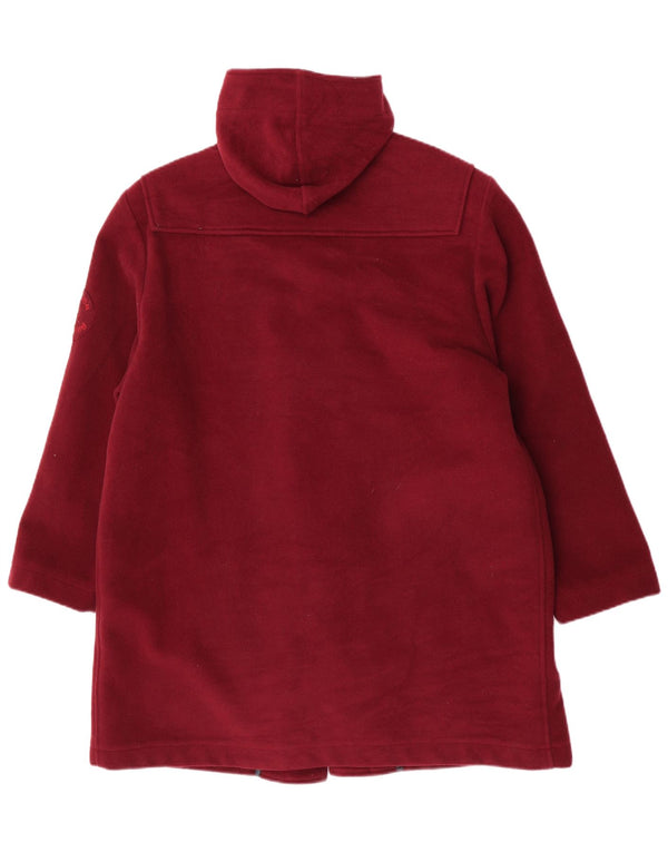 Мужской дафлкот свободного кроя с капюшоном Marina Yachting IT 48 Medium Maroon Wool