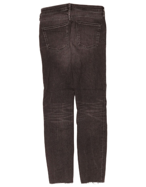 Женские узкие джинсы Zara EU 40 Medium W30 L28, черный хлопок