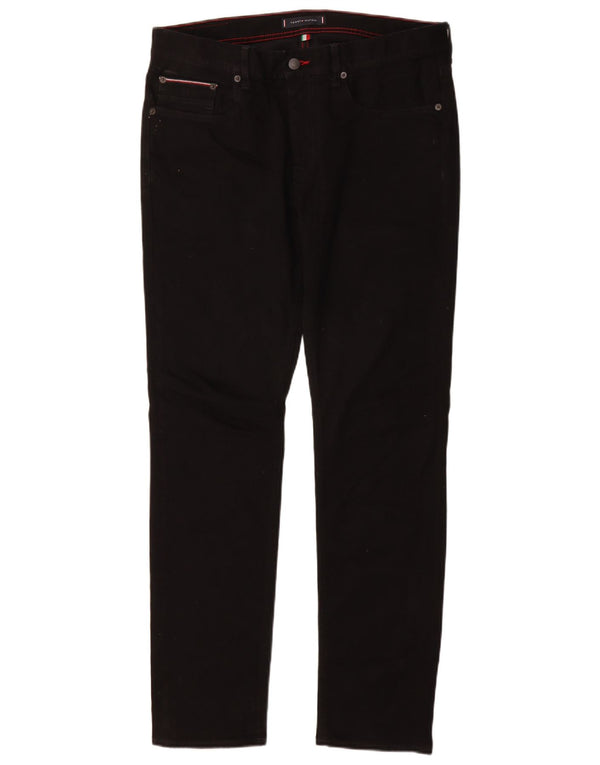 Мужские прямые джинсы Tommy Hilfiger Denton W33 L32, черный хлопок