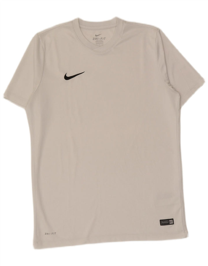Мужская футболка Nike Dri Fit, большой белый полиэстер