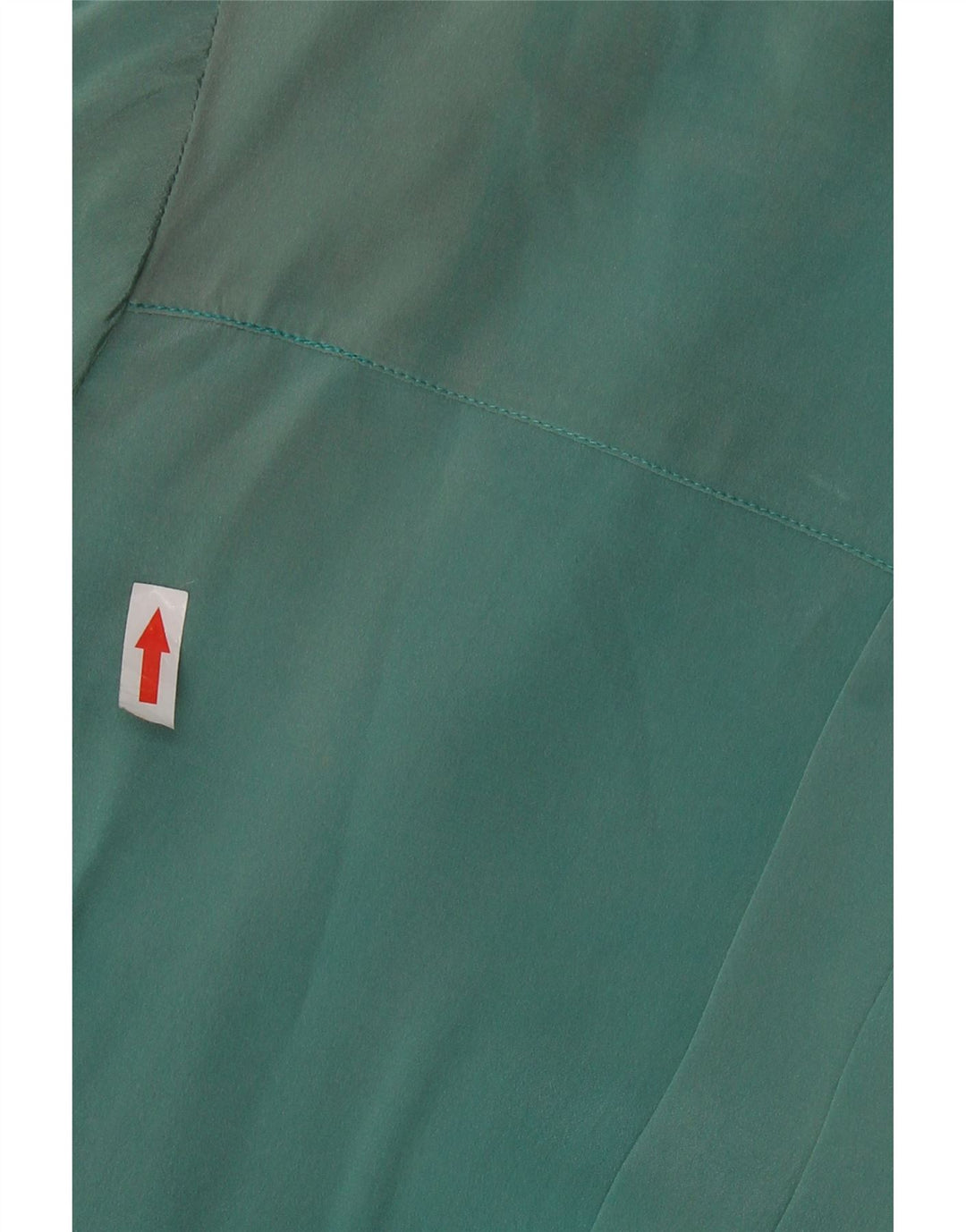 ВИНТАЖНАЯ женская блузка с длинными рукавами и завязками спереди, Великобритания, 16, большой зеленый шелк