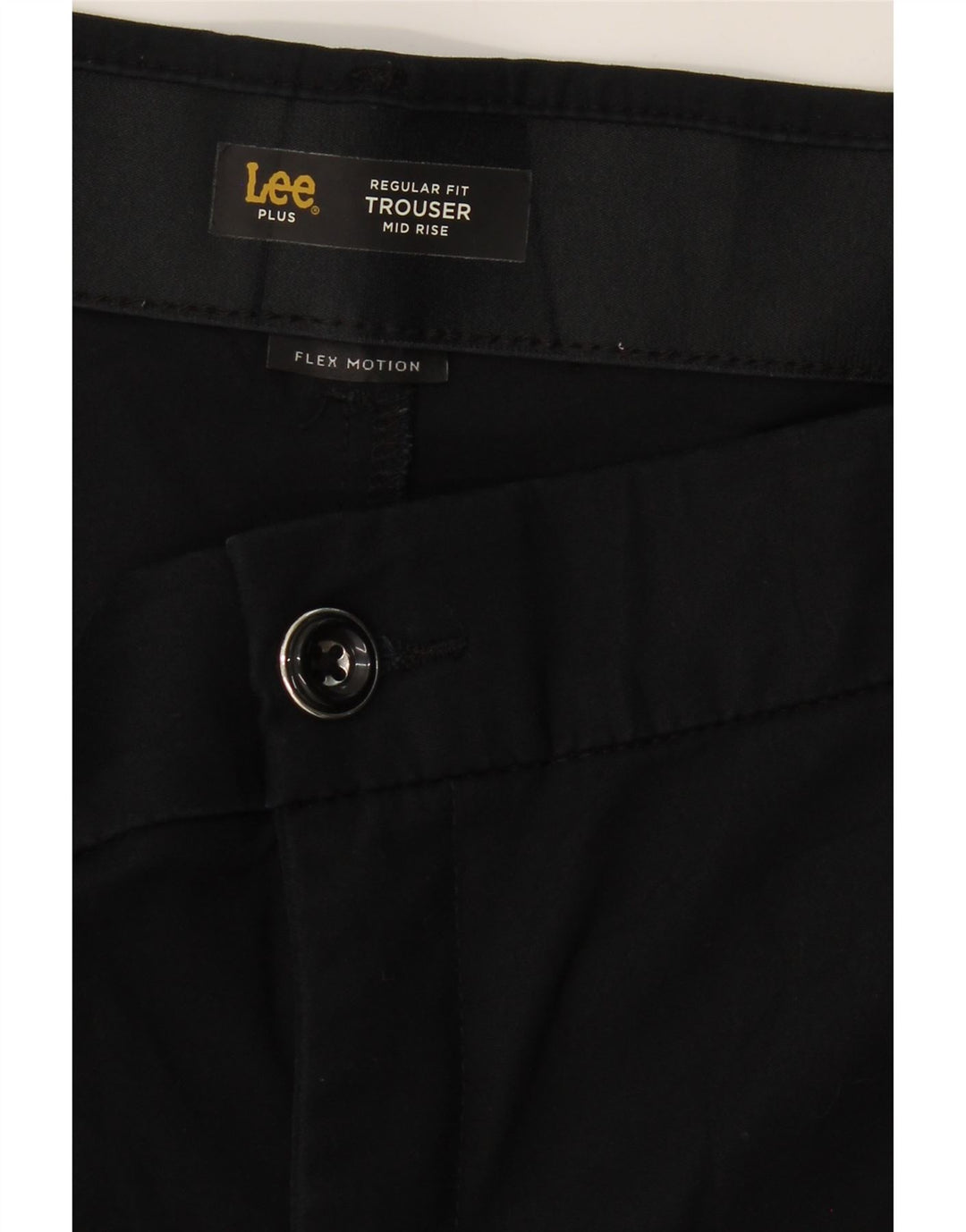LEE Womens Mid Rise Regular Fit Casual Trousers W40 L30 Black Vintage Lee and Second-Hand Lee from Messina Hembry 