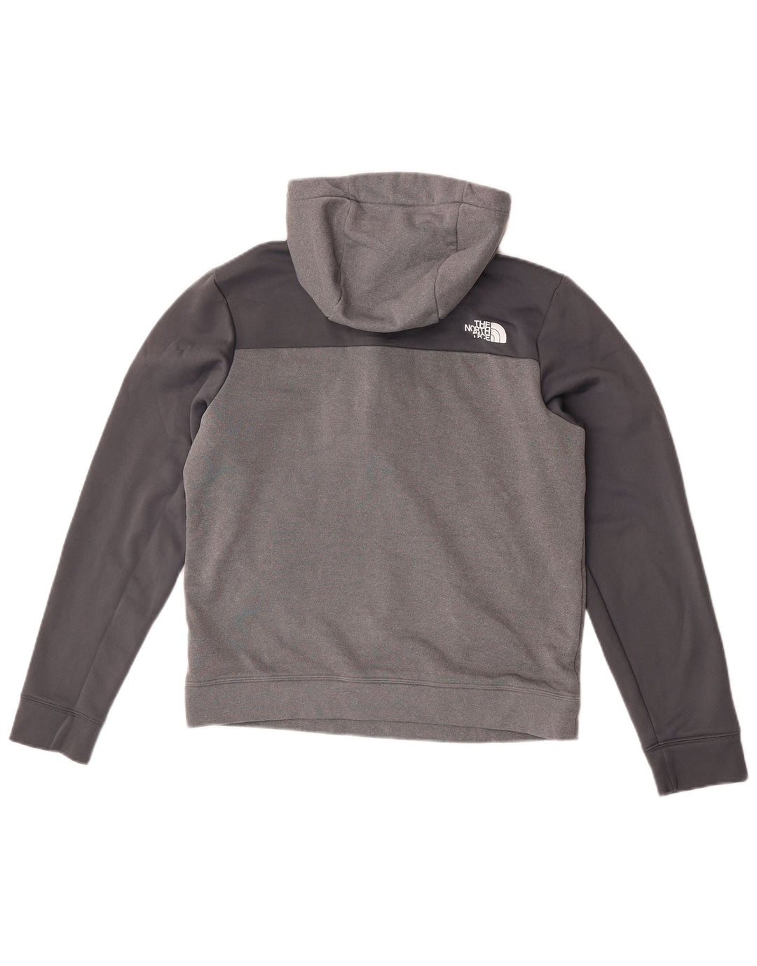 Мужской джемпер с капюшоном на молнии The North Face, средний серый полиэстер