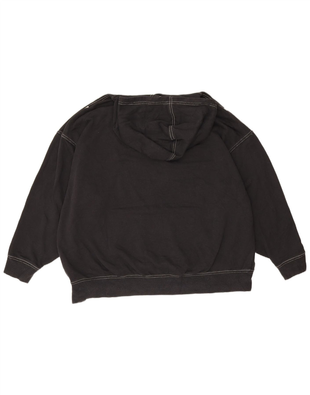 Мужской джемпер с капюшоном Nike Oversized, маленький черный, хлопковый
