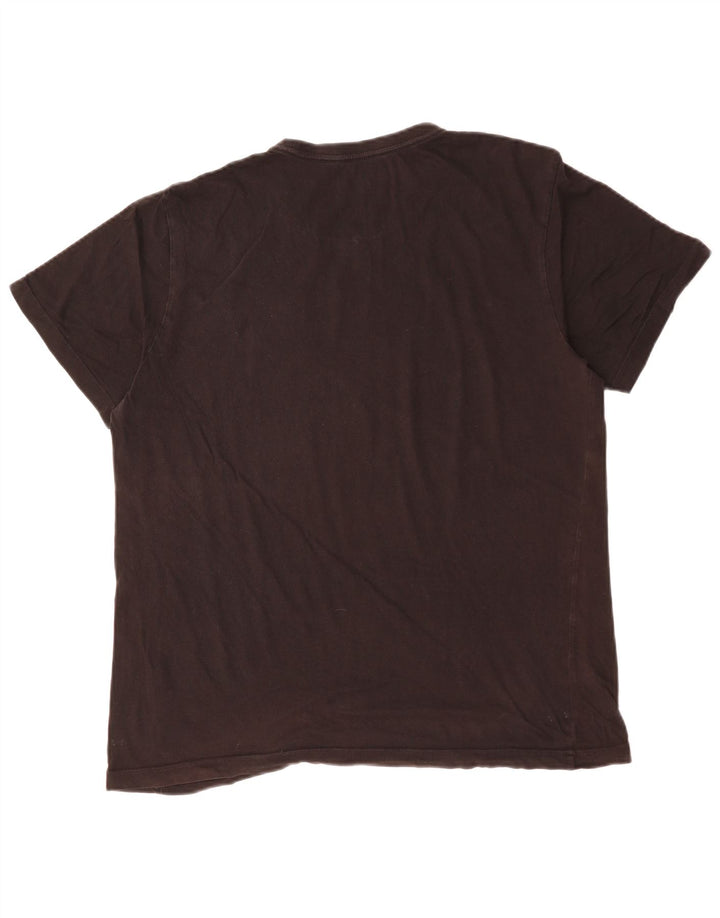 Мужская футболка с рисунком Puma, большая черная хлопковая рубашка