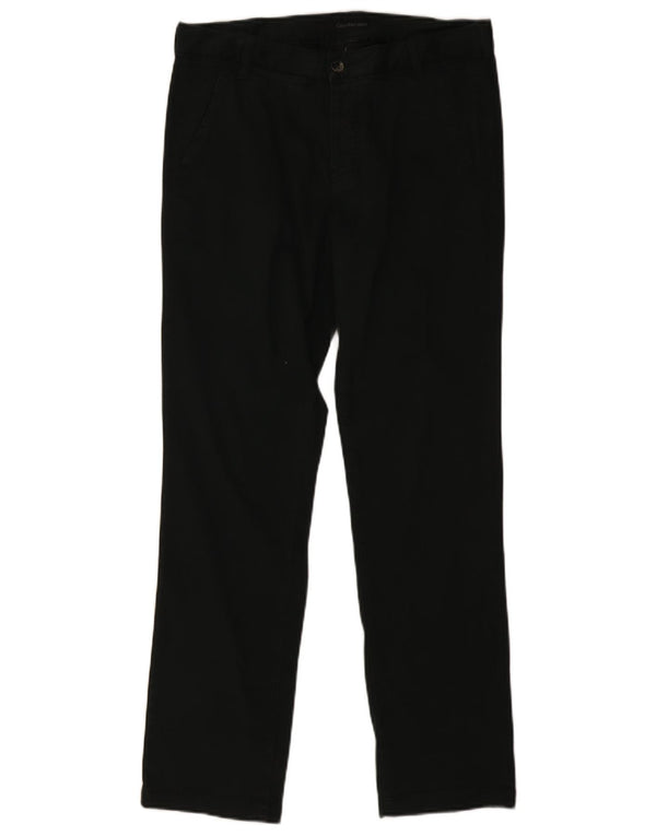 Мужские прямые брюки чинос Calvin Klein W32 L30, черный хлопок