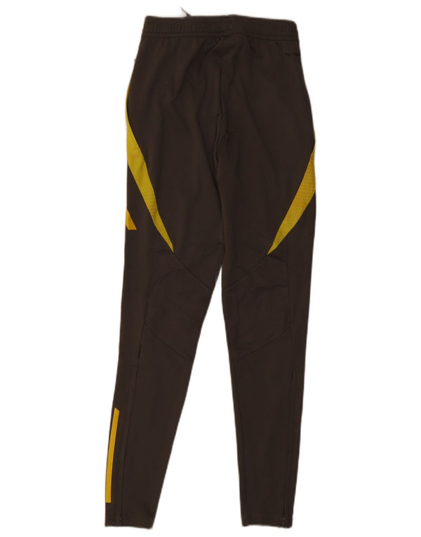 Мужские спортивные брюки Adidas Leeds United FC с графическим рисунком XS серые с цветными блоками