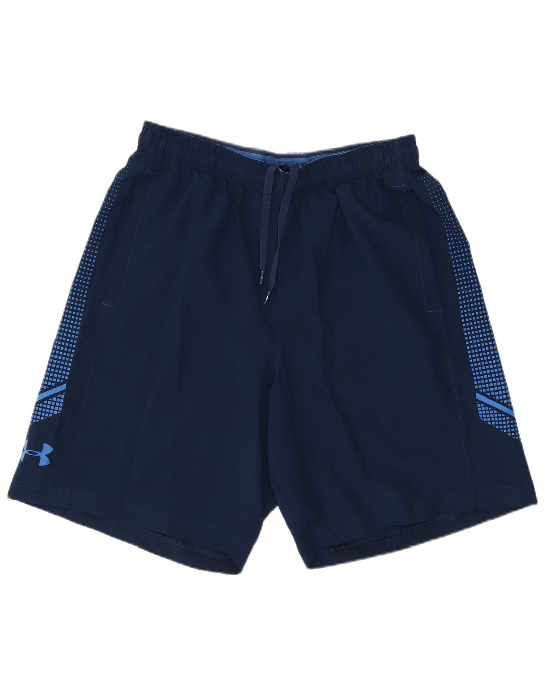 Мужские спортивные шорты свободного кроя Under Armour, средние, темно-синие