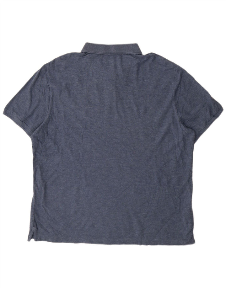 Мужская рубашка поло Penguin 2XL, синяя, хлопок