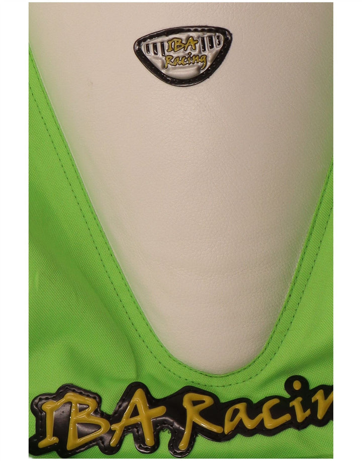 ВИНТАЖНЫЙ мотоциклетный комбинезон с рисунком для мальчиков 6–7 лет, маленький зеленый с цветными блоками