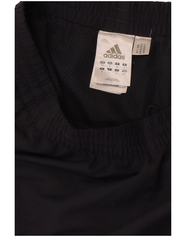 Мужские спортивные шорты Adidas, большие черные из полиэстера