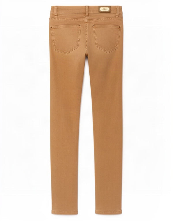 Женские узкие джинсы Zara EU 34 2XS W24 L29 Коричневые