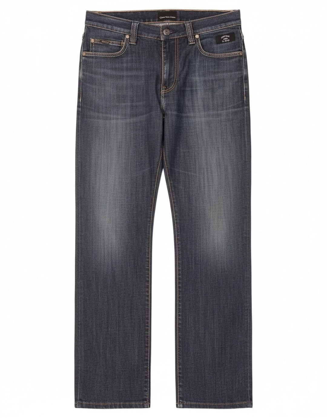 Женские прямые джинсы Calvin Klein W30 L30 синие, хлопок