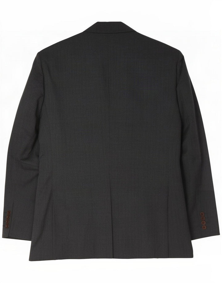 Crew Clothing Мужской пиджак с 2 пуговицами, Великобритания 44 2XL, серый полиэстер