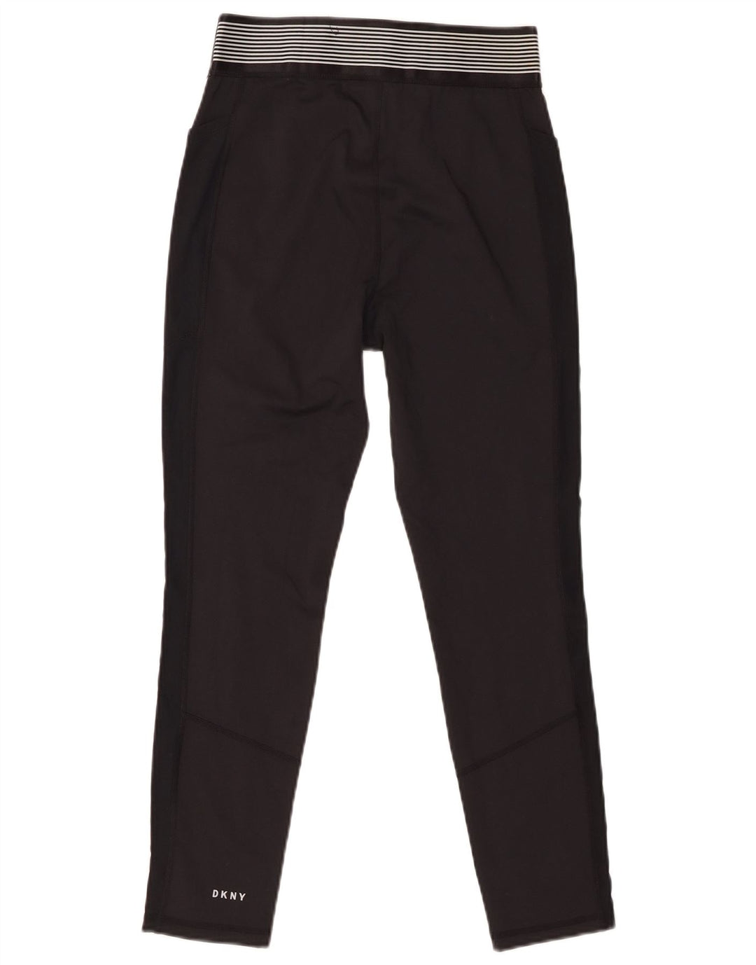 Женские укороченные леггинсы с рисунком Dkny UK 12, средний черный полиэстер