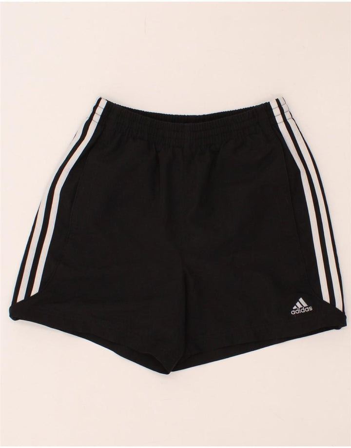 ADIDAS Boys Climalite Sport Shorts 13-14 Years Black Polyester Vintage Adidas and Second-Hand Adidas from Messina Hembry 
