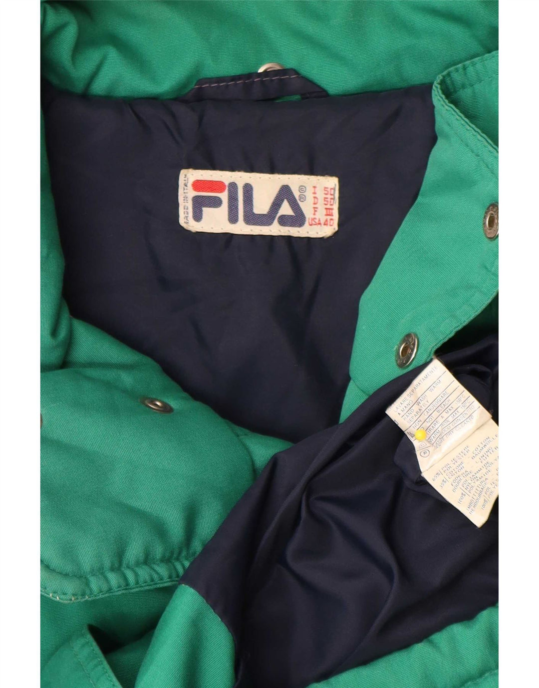 Мужская лыжная куртка Fila IT 50 Medium Green Polyester