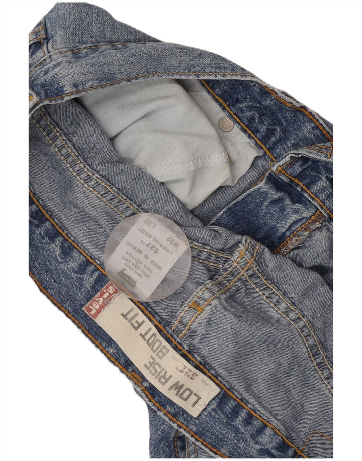 Женские джинсы Levi's 527 с низкой талией Bootcut W32 L32 Синие, хлопок