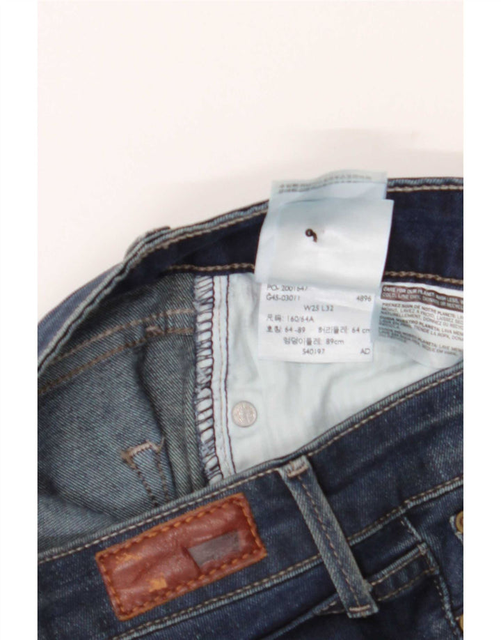 Женские узкие джинсы Levi's W25 L32 синие